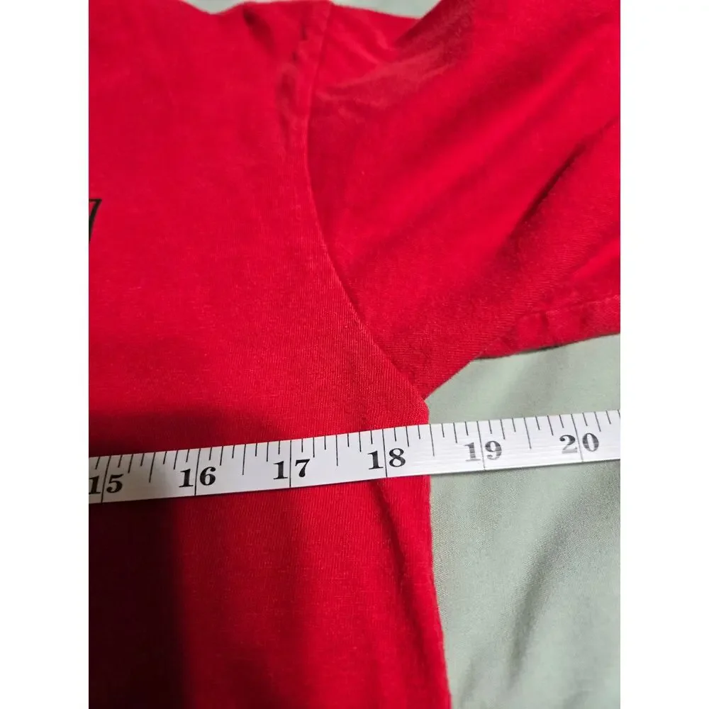 Adidas small men's red tshirt